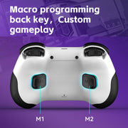 Z01 Wireless Gaming Vortex Dual Hall Body Grip For Switch / PS3 / PS4 / Adroid / IOS(White)