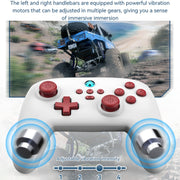 Wireless Bluetooth Gamepad With Wakeup Vibration Body Gamepad For Switch / Android / Apple / PC(Black)