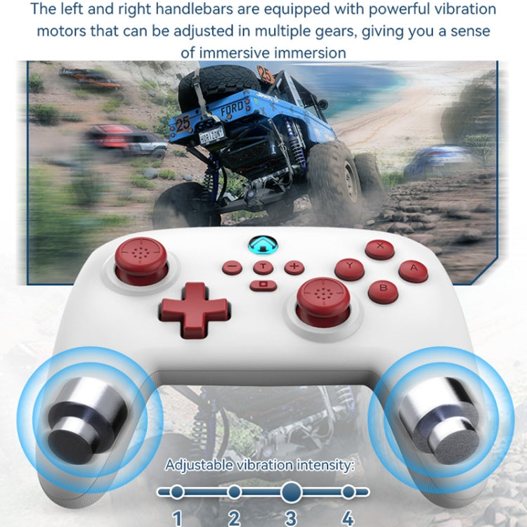 Wireless Bluetooth Gamepad With Wakeup Vibration Body Gamepad For Switch / Android / Apple / PC(Black)