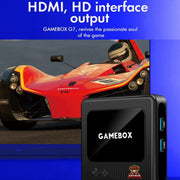 G10 GAMEBOX TV Box Dual System Wireless Android 3D Home 4K HD Game Console Support PS1 / PSP, Style: 128G 40,000+ Games (Black)
