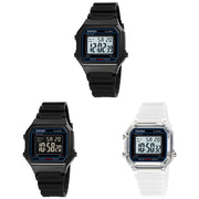 SKMEI 1698 50m Water-resistant Multifunctional Sports Square Pin Buckle Luminous Digital Watch(Black Black)