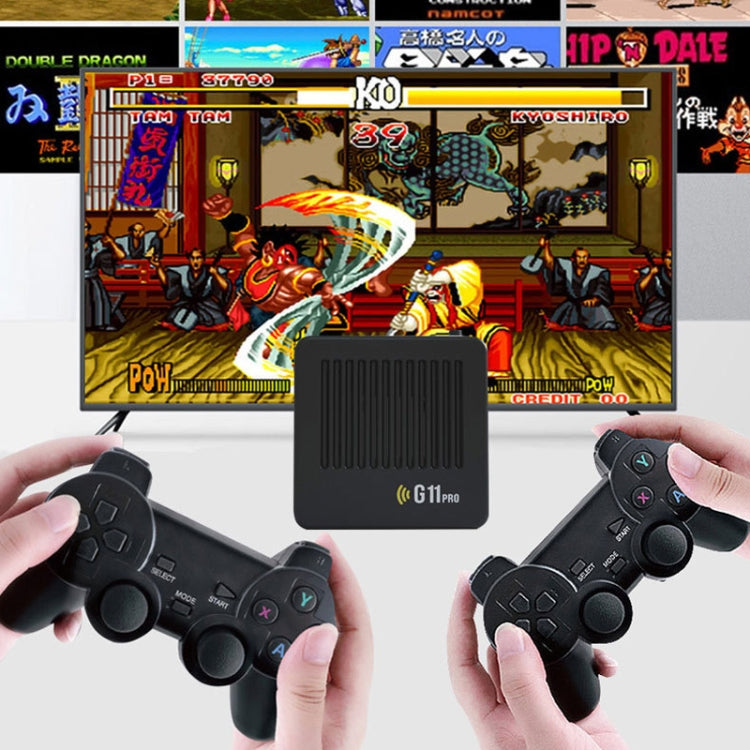 G11 PRO Game Machine TV Box Dual System HDMI HD 4K Retro Arcade, Style: 128G+Charging Handle