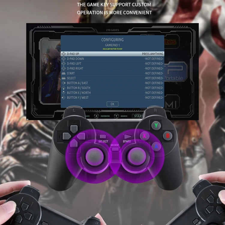 G11 PRO Game Machine TV Box Dual System HDMI HD 4K Retro Arcade, Style: 256G 60,000+ Games