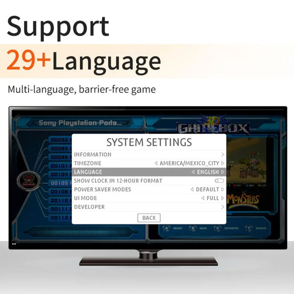 G11 PRO Game Machine TV Box Dual System HDMI HD 4K Retro Arcade, Style: 256G 60,000+ Games