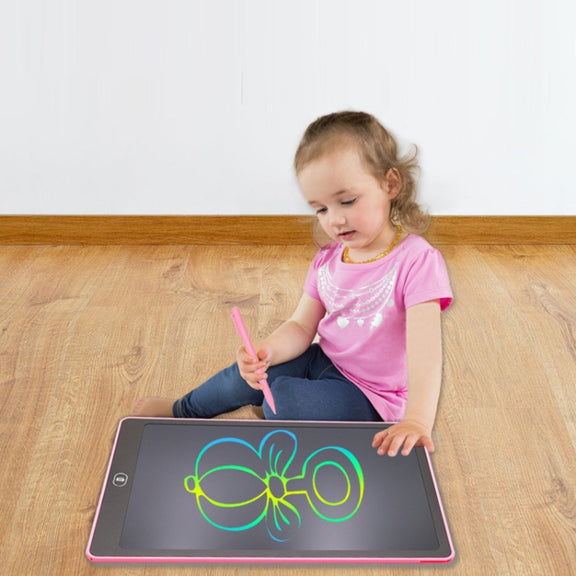 16 Inch Children LCD Writing Board Erasable Drawing Board, Color: Pink Color Handwriting