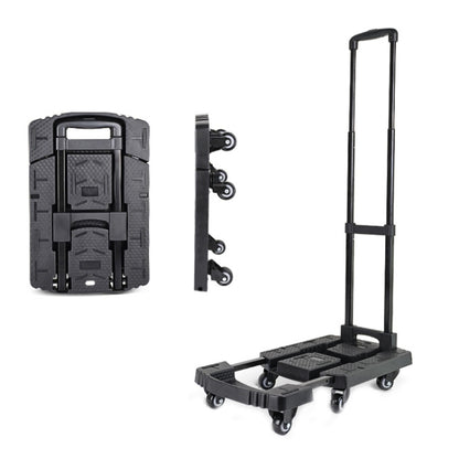 Folding Hand Trolley Portable Luggage Handling Turtle Cart(Black) - free shipping - PMC Jewellery - Order now!