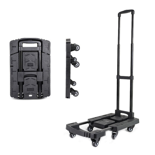 Folding Hand Trolley Portable Luggage Handling Turtle Cart(Black) - free shipping - PMC Jewellery - Order now!