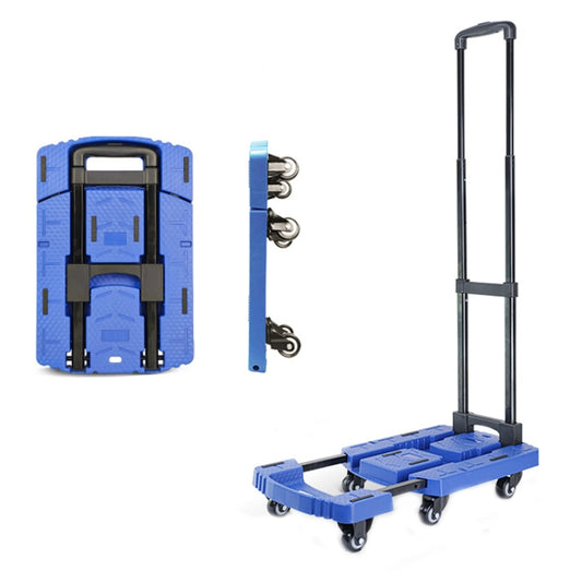 Folding Hand Trolley Portable Luggage Handling Turtle Cart(Blue) - Hand Carts by PMC Jewellery | Online Shopping South Africa | PMC Jewellery | Buy Now Pay Later Mobicred
