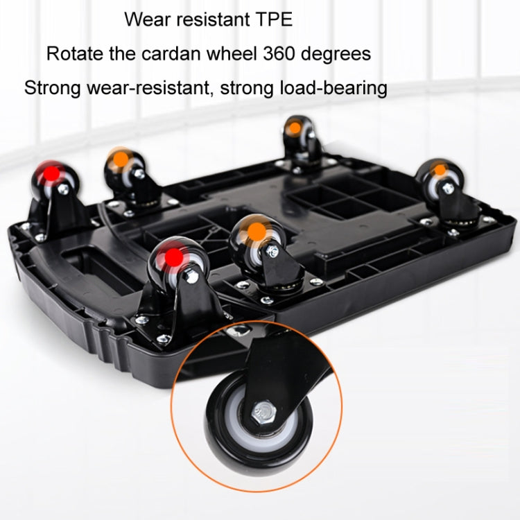 Folding Hand Trolley Portable Luggage Handling Turtle Cart(Orange) - Hand Carts by PMc TechLife | Online Shopping South Africa | PMc TechLife | Buy Now Pay Later Mobicred