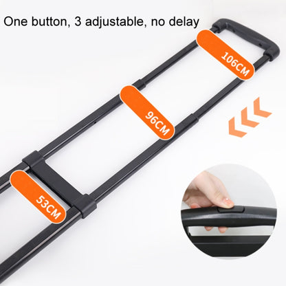 Folding Hand Trolley Portable Luggage Handling Turtle Cart(Black) - free shipping - PMC Jewellery - Order now!