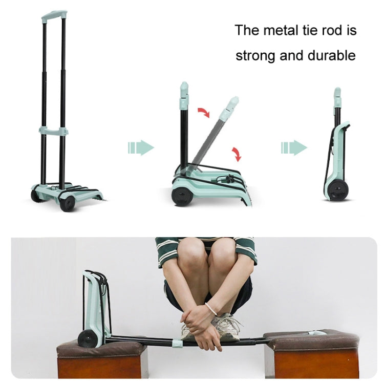 Folding Cargo Handling Trailer Household Grocery Shopping Cart, Color: Black - Hand Carts by PMC TechLife | Online Shopping South Africa | PMC TechLife