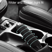 Automotive Universal Silicone Handbrake Handle Cover Brake Handle Decorative Protective Sleeve, Size: Oblique Sleeve(Luminous Blue)