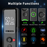 Color Screen Remote Control Pet Electric Shock Circular Dog Trainer(Black)