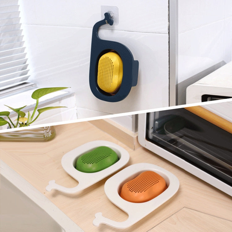 Multifunctional Whale-shaped Foldable Kitchen Fruit and Vegetable Draining Basket(Yellow Blue) - Filters by PMC TechLife | Online Shopping South Africa | PMC TechLife | Buy Now Pay Later Mobicred