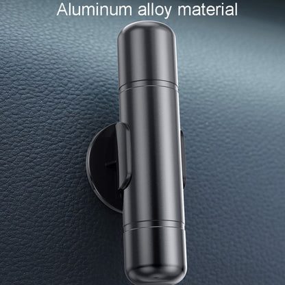 Car Emergency Life-Saving Safety Hammer Multifunctional Fast Window Breaker For Vehicle 2 In 1(Black) - free shipping - PMC Jewellery - Order now!
