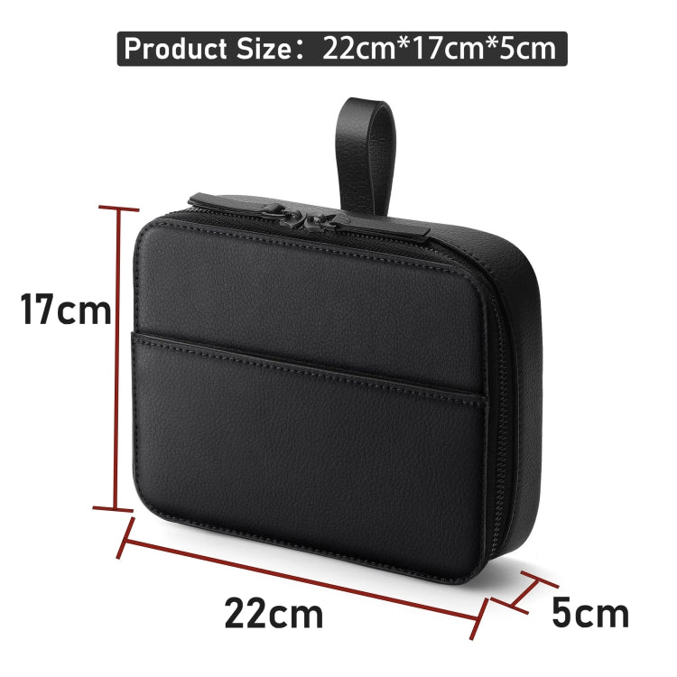 PU Leather Watch Strap Organizer Box For Apple Watch Band  Travel Storage Case(Brown) - Others by PMC TechLife | Online Shopping South Africa | PMC TechLife