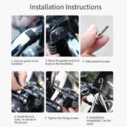Motorcycle Helmet Anti-Theft Lock Fixed Helmet Combination Padlock, Color: Black
