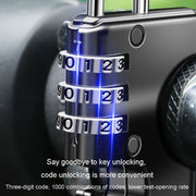 Motorcycle Helmet Anti-Theft Lock Fixed Helmet Combination Padlock, Color: Black