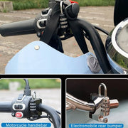 Motorcycle Helmet Anti-Theft Lock Fixed Helmet Combination Padlock, Color: Black