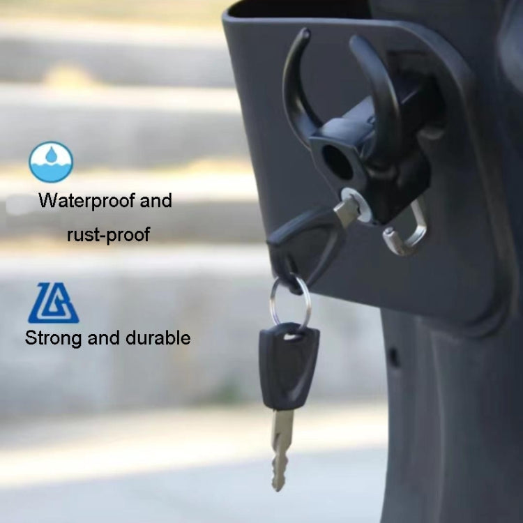 Bullhead Helmet Lock Hooks Front Universal No-Punch Motorcycle Bike Storage Hook(Black) - Theft Protection by PMC TechLife | Online Shopping South Africa | PMC TechLife | Buy Now Pay Later Mobicred