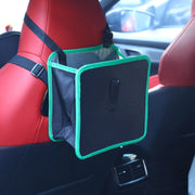 Car Seatback Trash Can Automotive Multifunctional Storage Organizer, Style: Black Green Edge