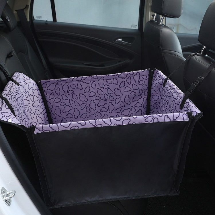 Car Single Seat Waterproof Pet Seat Protective Pad, Color: Purple Cloud - Seat Accessories by PMC TechLife | Online Shopping South Africa | PMC TechLife | Buy Now Pay Later Mobicred