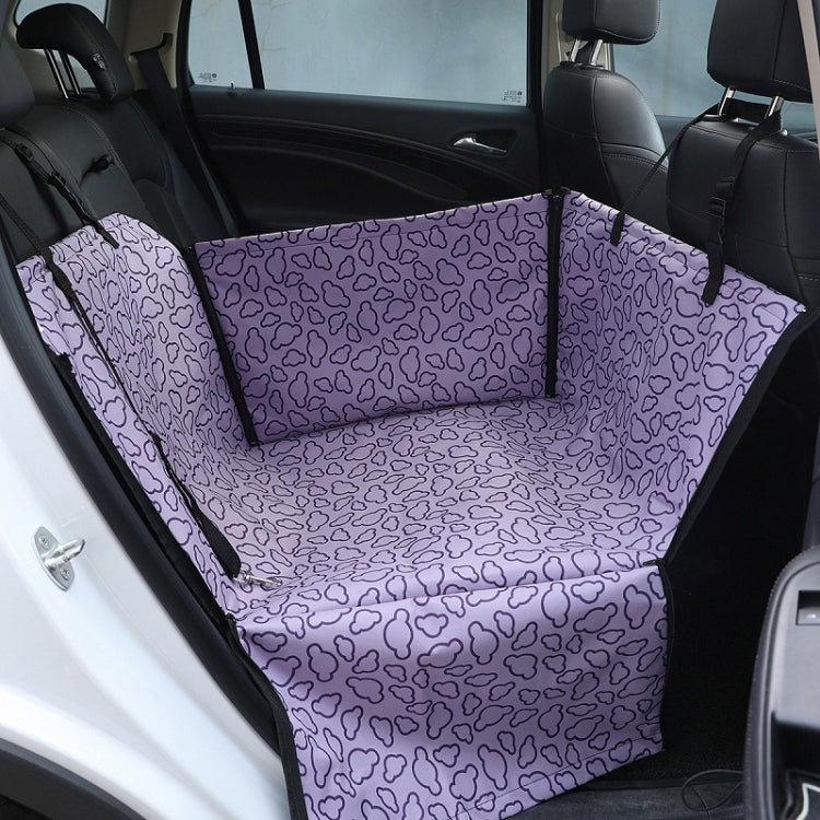 Car Single Seat Waterproof Pet Seat Protective Pad, Color: Purple Cloud - Seat Accessories by PMC TechLife | Online Shopping South Africa | PMC TechLife | Buy Now Pay Later Mobicred