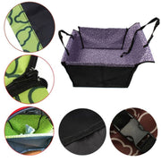 Car Single Seat Water-resistant Pet Seat Protective Pad, Color: Orange Cloud