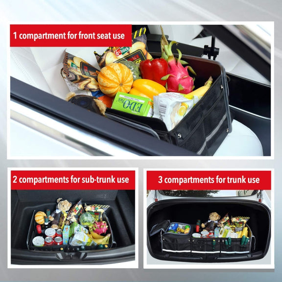 90x35x30cm Oxford Cloth Car Multifunctional Foldable Glove Storage Box