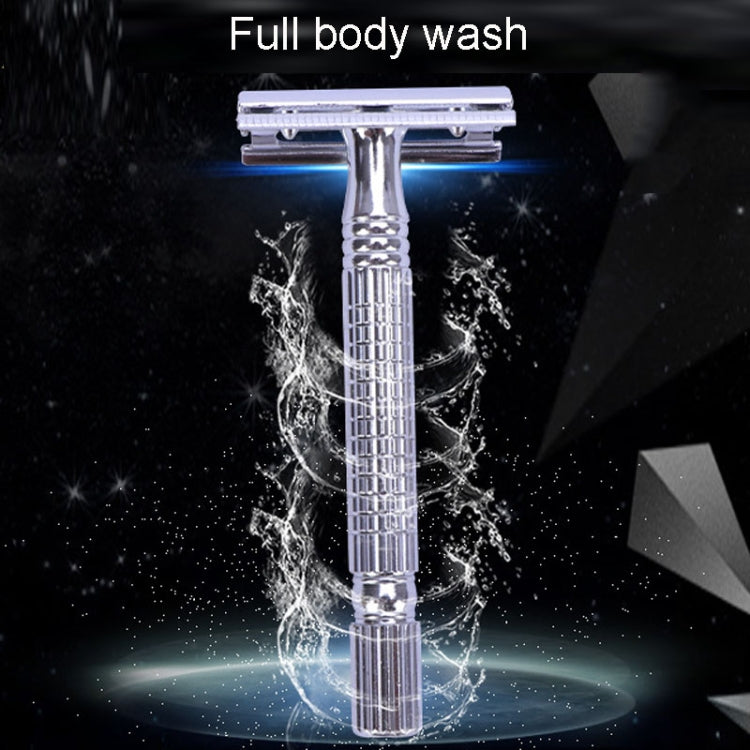 Junjie Shaving And Beard Razor Stand Old Style Double Sided Manual Shaver - Manual Razor by Junjie | Online Shopping South Africa | PMC Jewellery | Buy Now Pay Later Mobicred