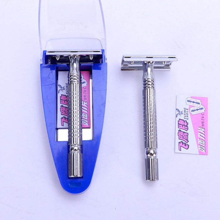 Junjie Shaving And Beard Razor Stand Old Style Double Sided Manual Shaver - Manual Razor by Junjie | Online Shopping South Africa | PMC Jewellery | Buy Now Pay Later Mobicred