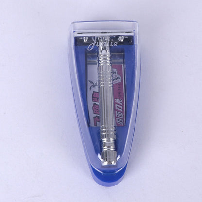 Junjie Shaving And Beard Razor Stand Old Style Double Sided Manual Shaver - Manual Razor by Junjie | Online Shopping South Africa | PMC Jewellery | Buy Now Pay Later Mobicred