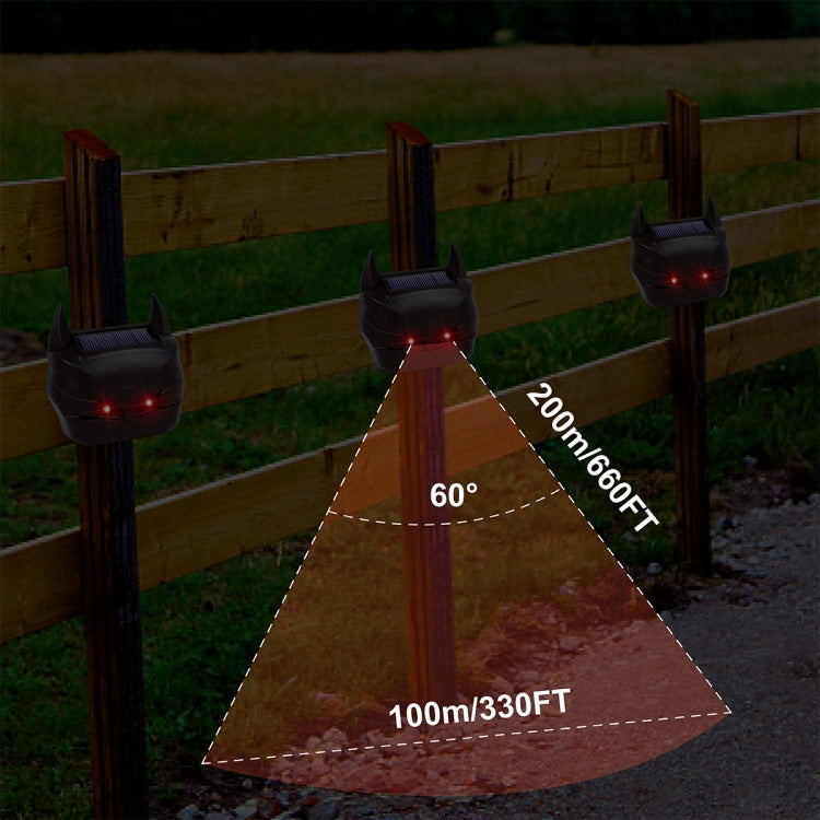 MS-216 Solar Red Light Burst Flash Mouse Repeller Ultrasonic Animal Repeller - Outdoor Insect Repellent by PMC TechLife | Online Shopping South Africa | PMC TechLife | Buy Now Pay Later Mobicred