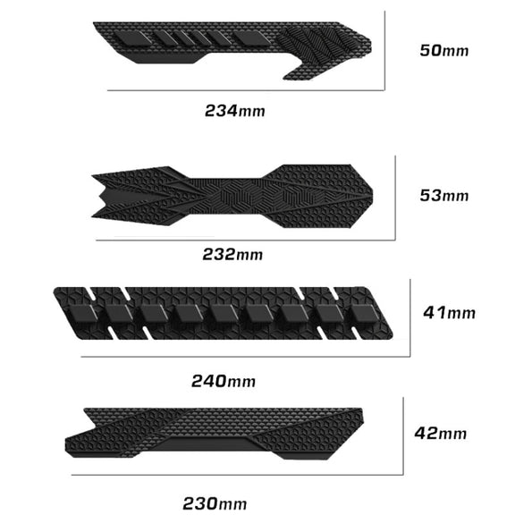 ENLEE E-654 Bicycle Silicone Chainstay Protector Mountain Road Bike Downtube Cover Stickers, Model: E211