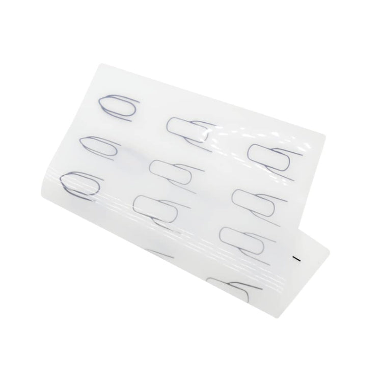 Silicone Manicure Pads Nail Sticker Printing Filling Coloring Pads(21x15cm A)