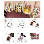 Silicone Manicure Pads Nail Sticker Printing Filling Coloring Pads(21x15cm B)