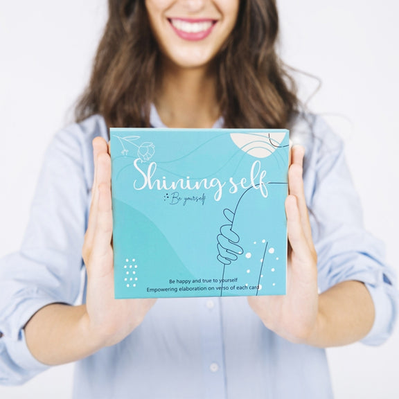 50 Sheets Women Inspirational Cards Affirming Positive English Encouragement Greeting Card Set(KP003)