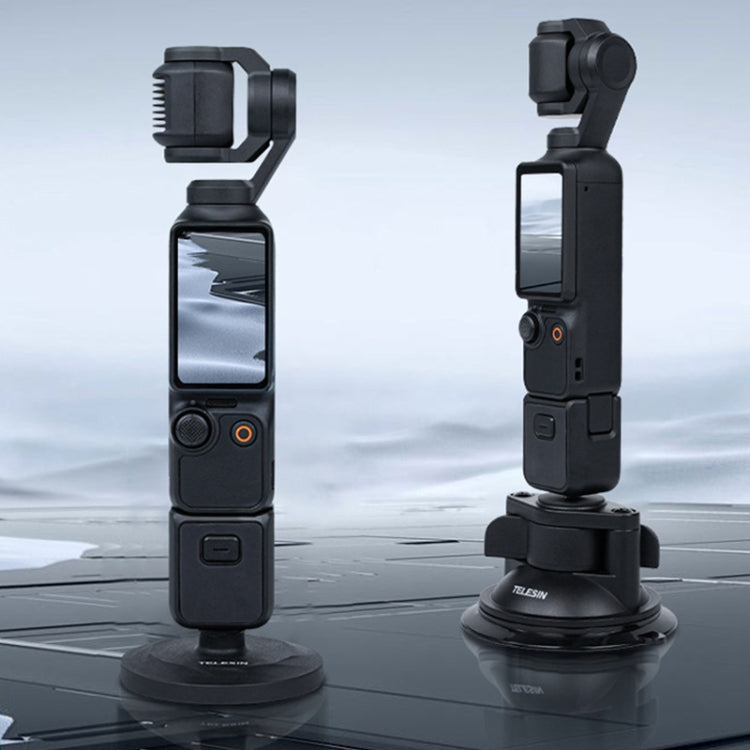 TELESIN Magnetic Base With 1/4 Inch Interface for DJI Pocket 3 / Insta360 Camera & Smart Phones Without Suction Cup Base - Mount & Holder by TELESIN | Online Shopping South Africa | PMC TechLife | Buy Now Pay Later Mobicred