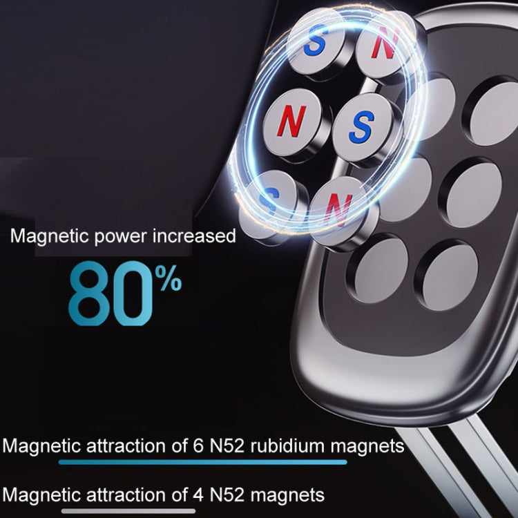 Magnetic Car Phone Holder Automobile Rotatable Multifunctional Folding Stands, Model: Q42
