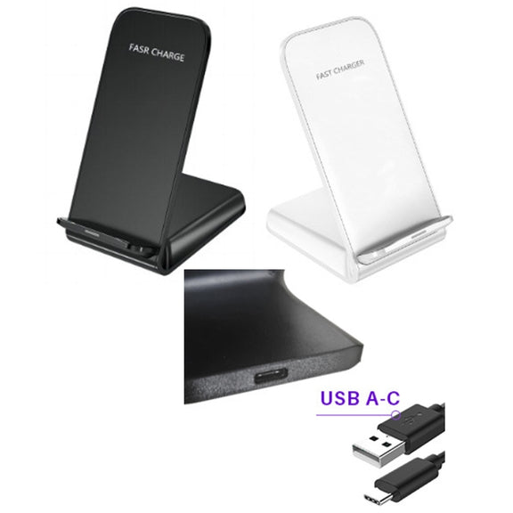 15W Desktop Wireless Charger Mobile Phone Wireless Fast Charging Bracket(Black)