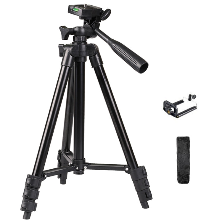 Portable Aluminum DSLR Camera Live Tripod Photography Retractable Landing Bracket, Specification: 150cm Tripod+Clip+Bag - Tripods by PMC TechLife | Online Shopping South Africa | PMC TechLife | Buy Now Pay Later Mobicred