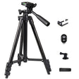 Portable Aluminum DSLR Camera Live Tripod Photography Retractable Landing Bracket, Specification: 150cm Tripod+Clip+Bag+Controller+Adaptor - Tripods by PMC TechLife | Online Shopping South Africa | PMC TechLife | Buy Now Pay Later Mobicred