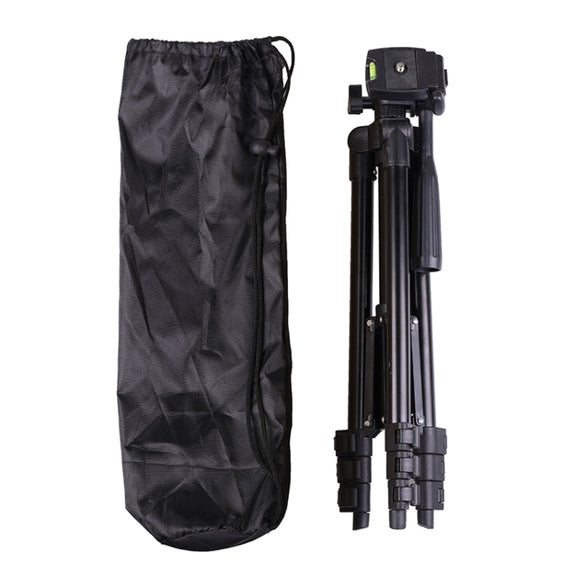 Portable Aluminum DSLR Camera Live Tripod Photography Retractable Landing Bracket, Specification: 102cm Tripod+Clip+Bag+Controller+Adaptor