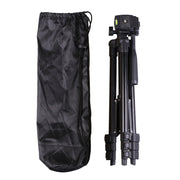 Portable Aluminum DSLR Camera Live Tripod Photography Retractable Landing Bracket, Specification: 150cm Tripod+Clip+Bag+Controller+Adaptor