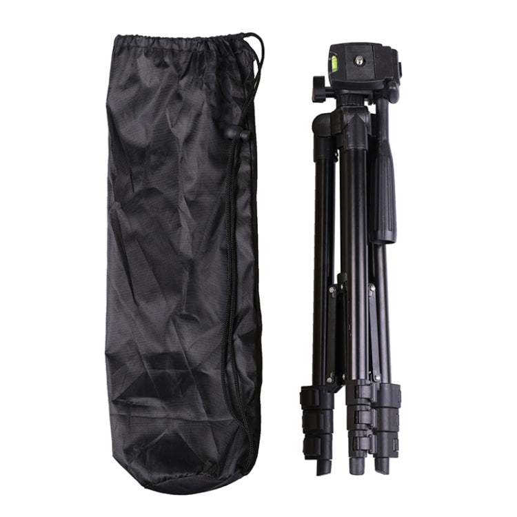 Portable Aluminum DSLR Camera Live Tripod Photography Retractable Landing Bracket, Specification: 150cm Tripod+Clip+Bag+Controller+Adaptor
