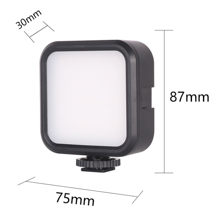 Portable Phone Desktop Live Fill Light Mini Pocket Light Shooting Camera Fill Lamp, Style: RGB Full Color With Hot Boots+Clip