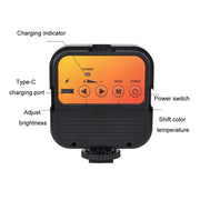 Portable Phone Desktop Live Fill Light Mini Pocket Light Shooting Camera Fill Lamp, Style: RGB Full Color