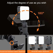 Portable Phone Desktop Live Fill Light Mini Pocket Light Shooting Camera Fill Lamp, Style: RGB Full Color