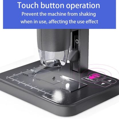 HD Electronic Digital Microscope 5 Inch Screen Touch Key 8000X Biological Cell Electronic Magnifying Glass - free shipping - PMC Jewellery - Order now!