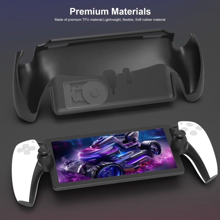 For PlayStation Portal Handle JYS TPU Protective Case With Stand(Black) - free shipping - PMC Jewellery - Order now!
